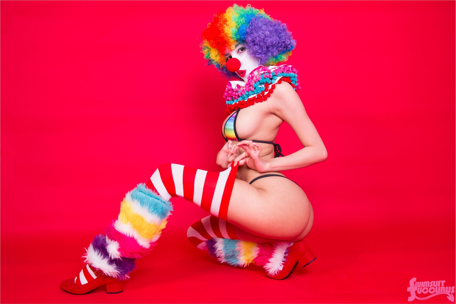 SwimsuitSuccubus PRE-PATREON 09 - Clown Girl 2017(2)